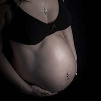 Schwangerschaftfotografie in Schleiz - Babybauch 