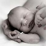 schlafendes Newborn - Shooting in Konradsreuth