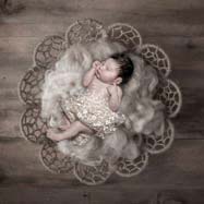 Neugeborenes Vinages Bild Dekoration