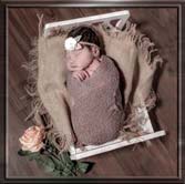 Neugeborenes Vinages Bild Dekoration