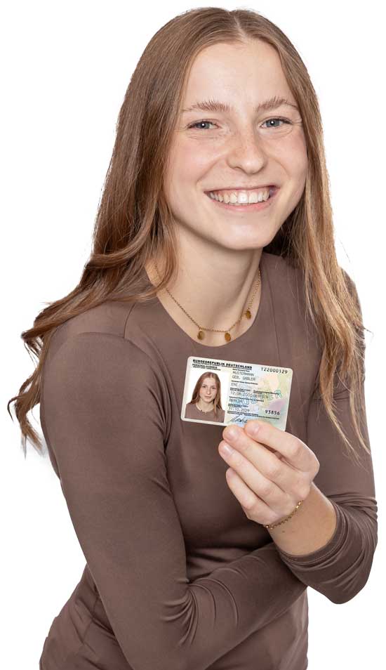 biometrisches Passbild eines Rentners - Sofortdruck -                 Hannafotos