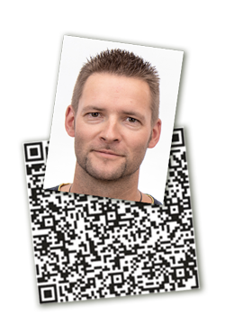 QR Code des neuen digitalen Passbildes beim Fotografen. 6 Monate Gültigkeit